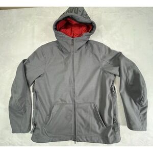 Harley Davidson Deflector 2.0 Riding Fleece Jacket Mens L Gray Willie G